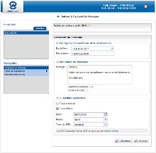 SMS Versand: Verwaltungsinterface